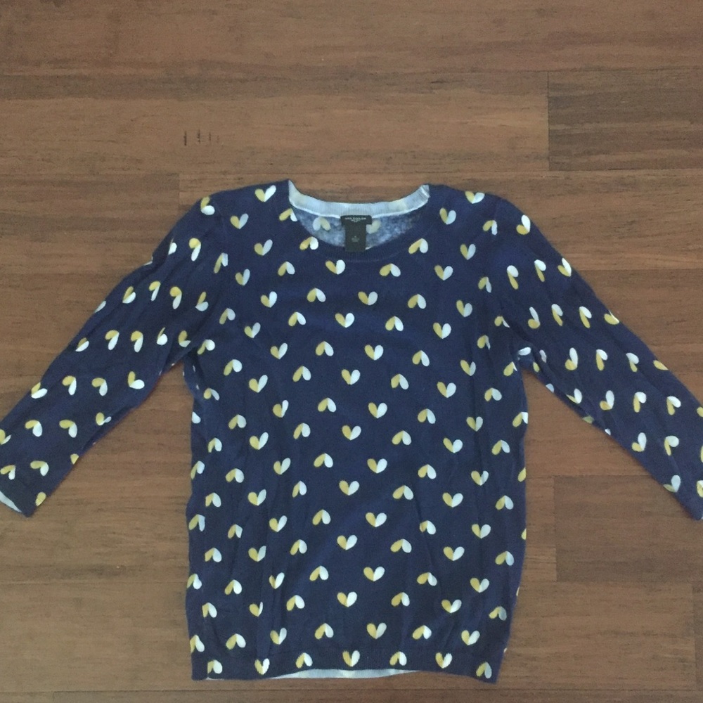 Ann Taylor Heart Sweater